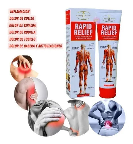 Rapid Relief Crema Para Dolores Musculares y Articulaciones